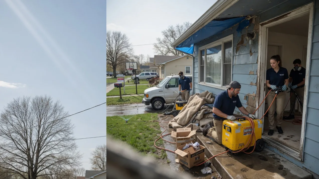 Basement Flood Cleanup in Pollock, LA near me